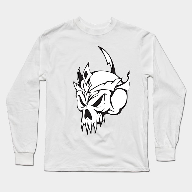 Skul 155 Long Sleeve T-Shirt by PhantomLiving